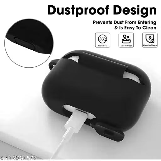 AirPods Pro TWS Bluetooth Earbuds with Silicone Case ā Wireless Earphones with HD Sound, Touch Control & 3 Hours Playback (White)