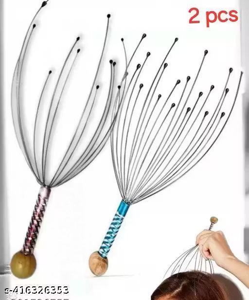 Handheld Scalp Massager Pack of 2 | Full Head Tingling Relaxation Experience